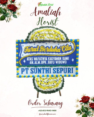 Papan Bunga Duka di Pacarejo